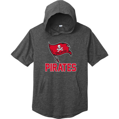 Tri-Blend Wicking Short Sleeve Hoodie