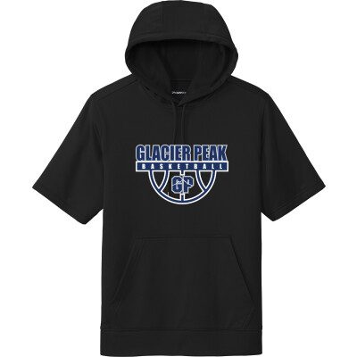 Performance Fleece Short-Sleeve Hooded Pullover