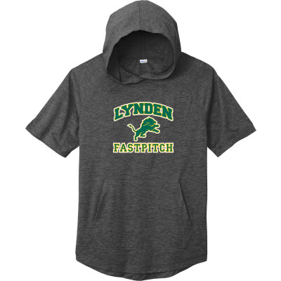 PosiCharge Tri-Blend Wicking Short Sleeve Hoodie