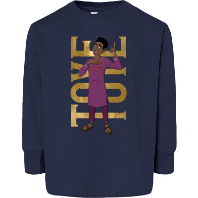 Toye Hero Pose Toddler Fine Jersey Long Sleeve Tee