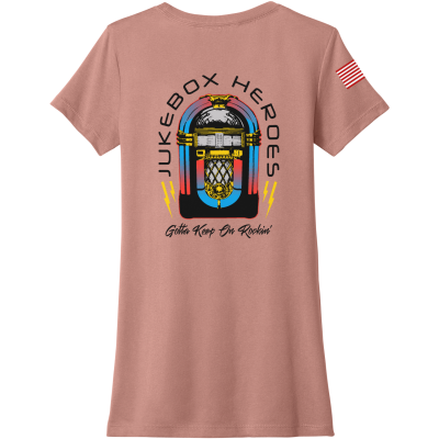 JukeBox Heroes Full Name Front "Peach Pit" Women’s Lightweight T-Shirt