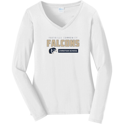 Women's Long Sleeve Fan Favorite V-Neck Tee