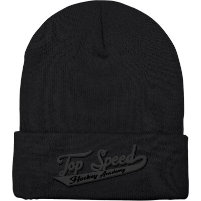 Top Speed Black Ice -  Adult Cuffed Knit Beanie