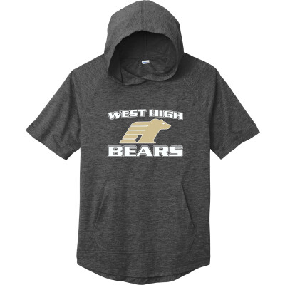 Tri-Blend Wicking Short Sleeve Hoodie