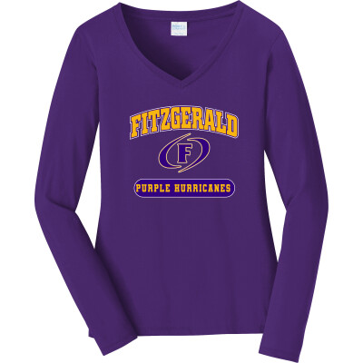 Women's Long Sleeve Fan Favorite V-Neck Tee