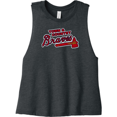 Bella+Canvas Women’s Racerback Cropped Tank