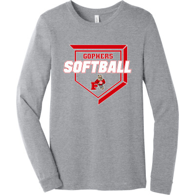 Bella+Canvas Unisex Heather CVC Long Sleeve Tee