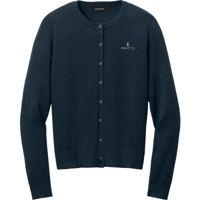 PORT AUTHORITY Women's Easy Care Crewneck Cardigan Sweater (EMB)