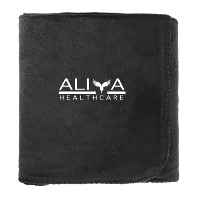 100% Recycled PET Fleece Blanket with RPET Pouch