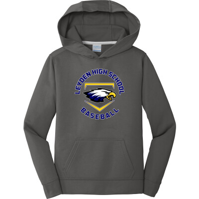 Youth Performance Fleece Pullover Hooded Sweatshirt