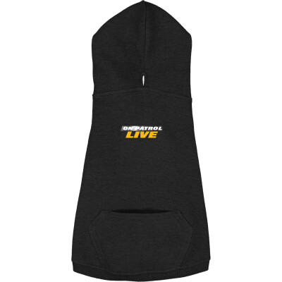 On Patrol: Live  Doggie Skins Three-End Fleece Dog Hoodie