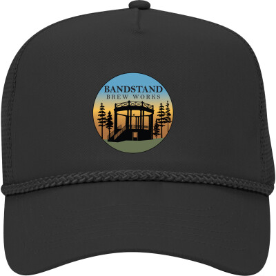 5 Panel Low Profile Mesh back Trucker Hat with Rope