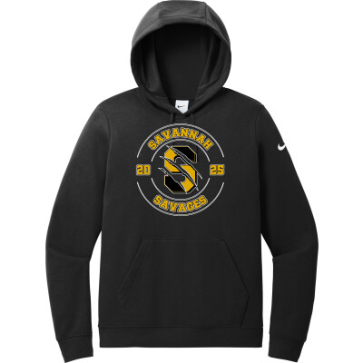 Nike Women's Club Fleece Sleeve Swoosh Pullover Hoodie