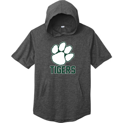 Tri-Blend Wicking Short Sleeve Hoodie