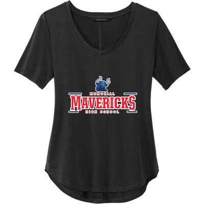 Women's Stretch Jersey Relaxed Scoop Tee