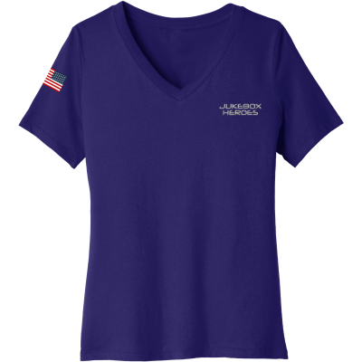 JBH Women’s Relaxed Jersey Short Sleeve V-Neck Tee