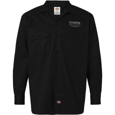 DICKIES Mens Long Sleeve Work Shirt (DTF)