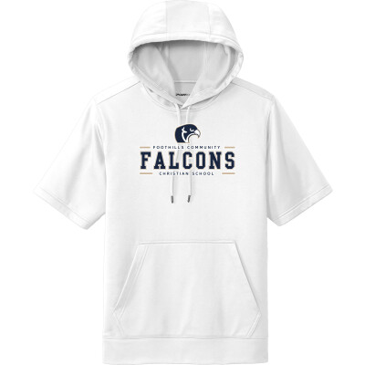 Performance Fleece Short-Sleeve Hooded Pullover
