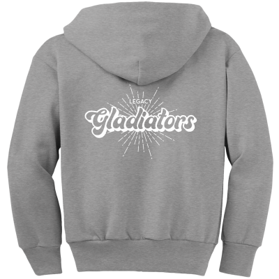 Youth Core Fleece Full-Zip Hooded Sweatshirt