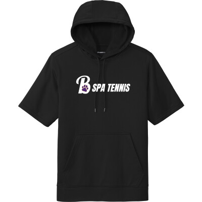 Performance Fleece Short-Sleeve Hooded Pullover