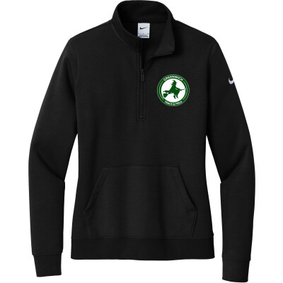 Nike Women's Club Fleece Sleeve Swoosh 1/2-Zip