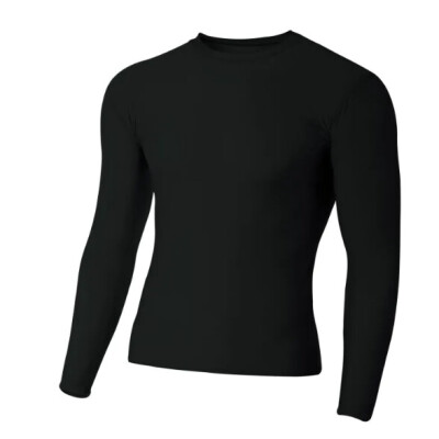 A4 Youth Long Sleeve Compression Crew