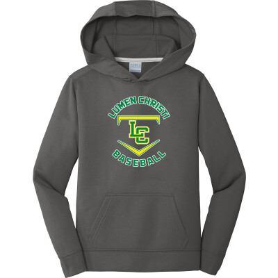 Youth Performance Fleece Pullover Hooded Sweatshirt