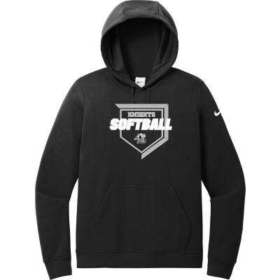 Nike Women's Club Fleece Sleeve Swoosh Pullover Hoodie