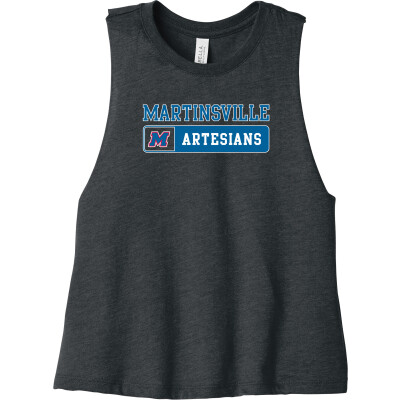 Bella+Canvas Women’s Racerback Cropped Tank