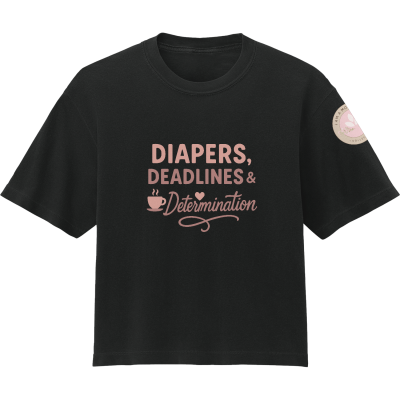 DETERMINATION Women's Garment-Dyed T-Shirt