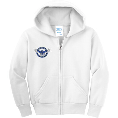 Youth Core Fleece Full-Zip Hooded Sweatshirt