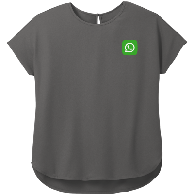 MERCER+METTLE Womens Stretch Crepe Crew (EMB)