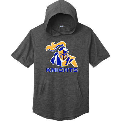Tri-Blend Wicking Short Sleeve Hoodie