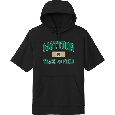 Performance Fleece Short-Sleeve Hooded Pullover