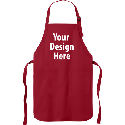 Full-Length Two-Pocket Bib Apron