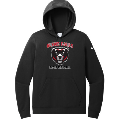 Nike Women's Club Fleece Sleeve Swoosh Pullover Hoodie