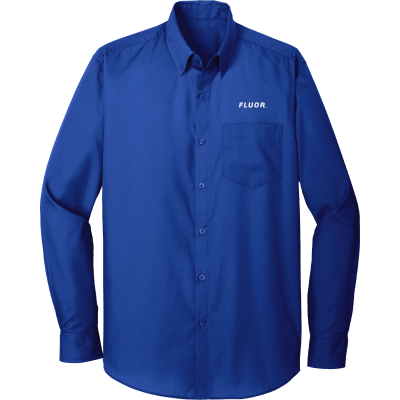 Long Sleeve Carefree Poplin Shirt