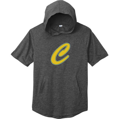 Tri-Blend Wicking Short Sleeve Hoodie