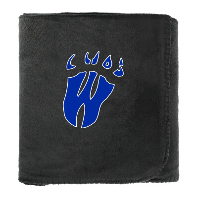 100% Recycled PET Fleece Blanket with RPET Pouch