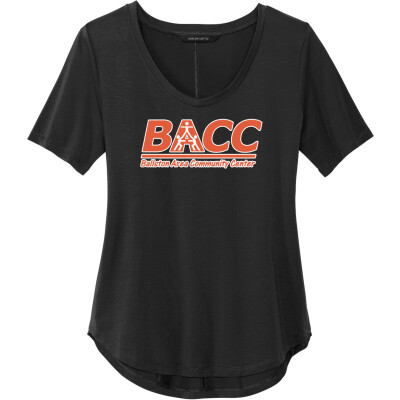 Women's Stretch Jersey Relaxed Scoop Tee