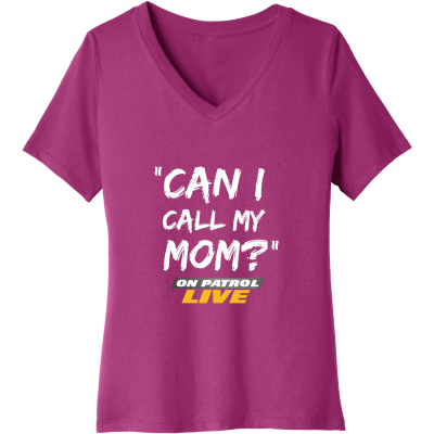 Can I call my mom?  Women’s Relaxed Jersey Short Sleeve V-Neck Tee