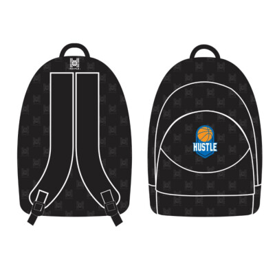 Hustle Pattern Basketball Backpack