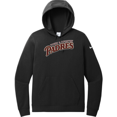 Nike Women's Club Fleece Sleeve Swoosh Pullover Hoodie