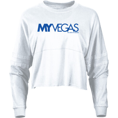 MY VEGAS WOMEN'S CROPPED RETRO JERSEY FLEECE