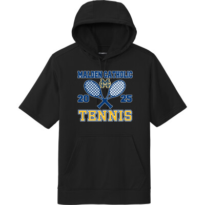 Performance Fleece Short-Sleeve Hooded Pullover