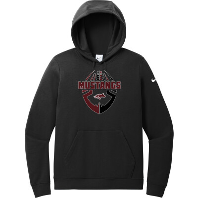 Nike Women's Club Fleece Sleeve Swoosh Pullover Hoodie