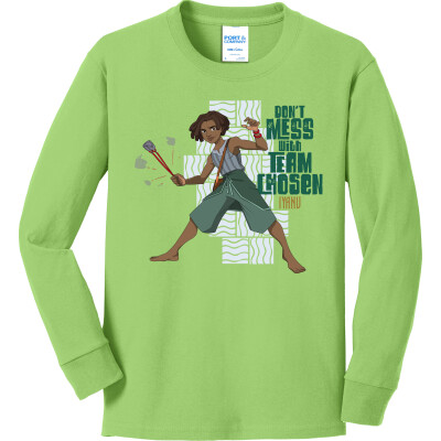 Don't Mess With Team Chosen Youth Long Sleeve Cotton Tee