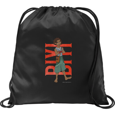 Biyi Hero Pose Drawstring Backpack