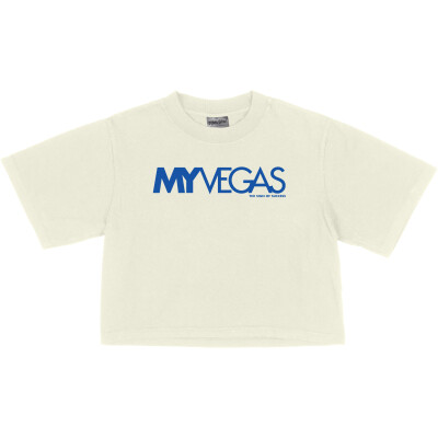 MY VEGAS SHAKA WEAT WOMEN'S GARMENT DYE CROPPED T-SHIRT