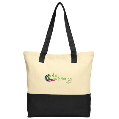 Colorblock Cotton Tote